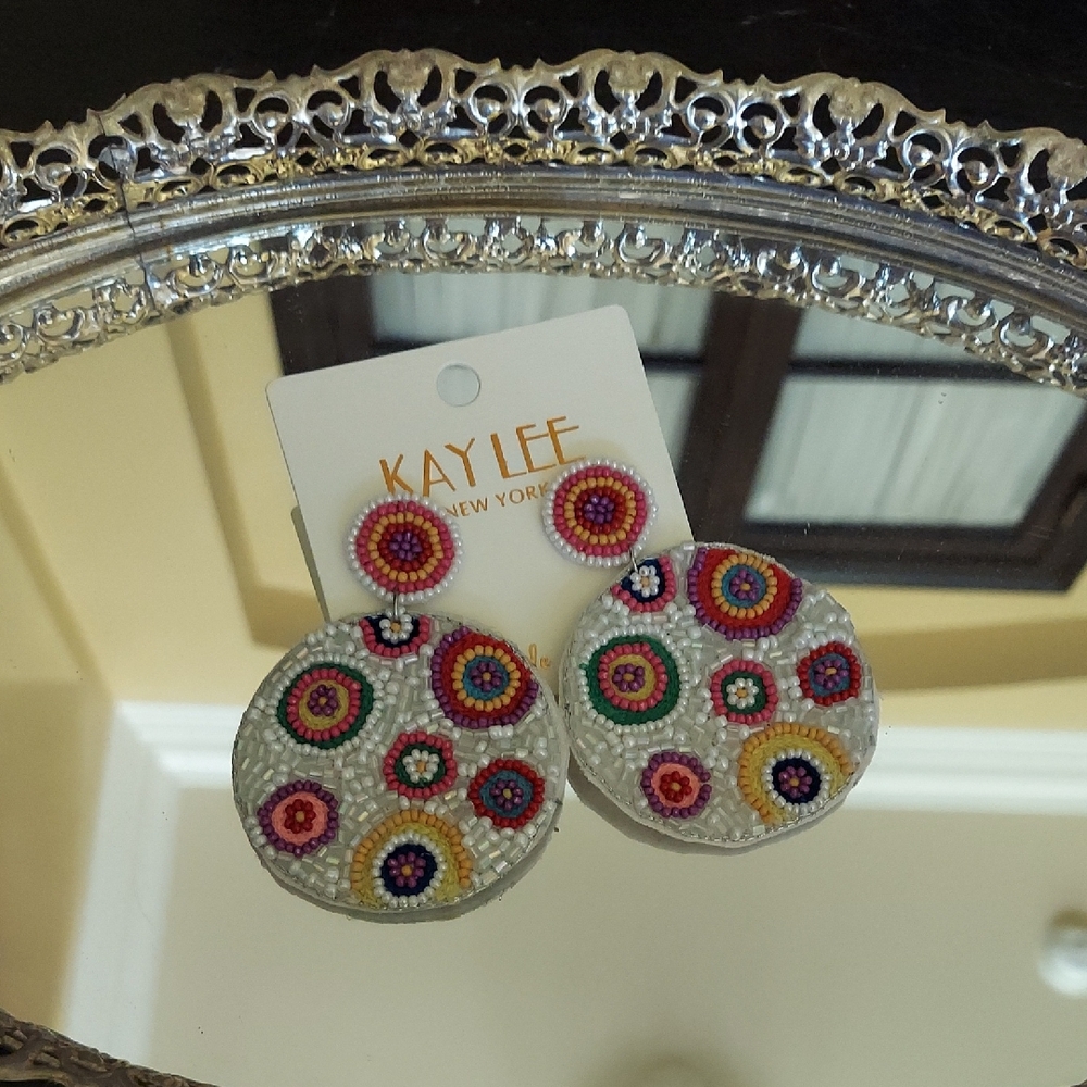 Kay Lee Colorful Beaded Earrings